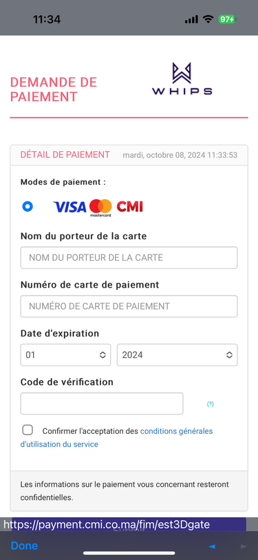 Paiement sécurisé 